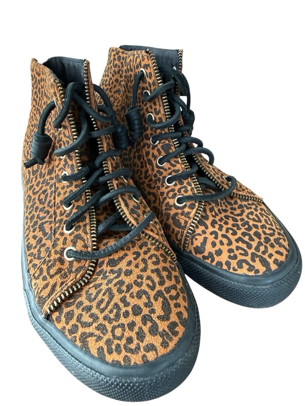 Sperry Rebecca Minkoff Mid Top Fashion Sneaker Zip Back Size 7